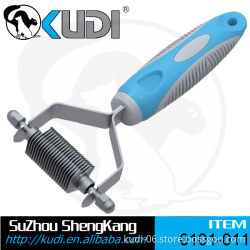 The best selling pet grooming products dematting tool with 12 knives dog brush